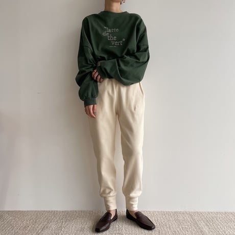 【nokcha original】“latte de the vert” tee/2colors_nt1446