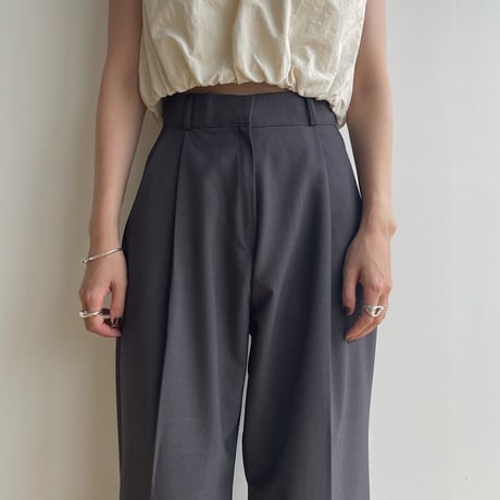 《予約販売》tuck summer pants/2colors_np0865