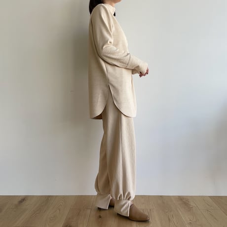 【nokcha original】2way jacquard blouse_nb0047
