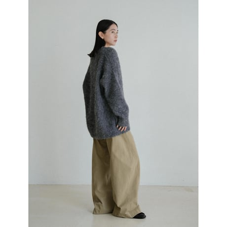 《予約販売》mohair like v neck over knit/2colors_nt2440