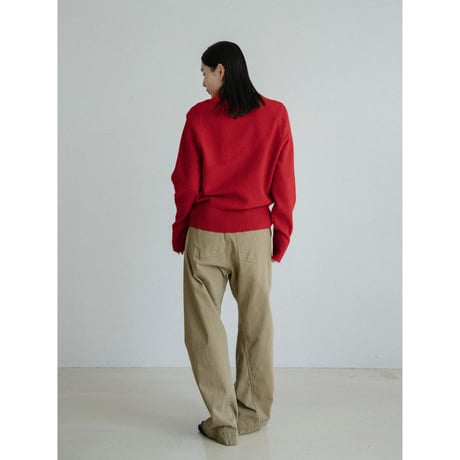 《予約販売》warm oval mannish pants/2colors_np1182
