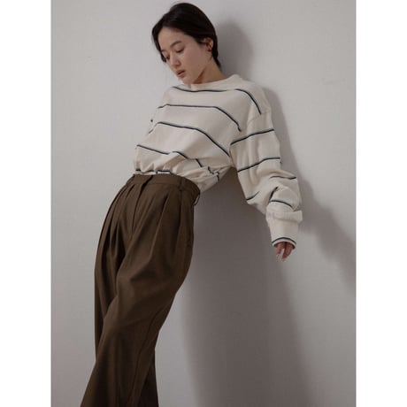 【NOKCHA original】elbow patch border tops_nt2236