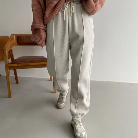 《予約販売》center jogger pants/2colors_np0504