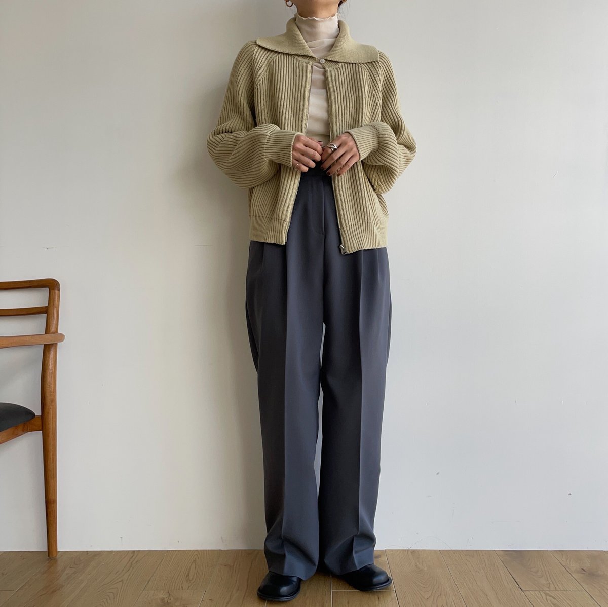 予約販売》mannish botan pants/2colors_np0742 | NOKCHA