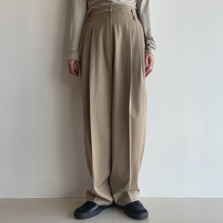 《予約販売》quality wide pants_np0950