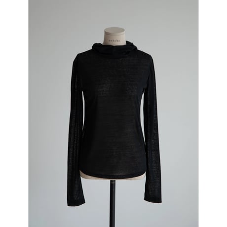 《予約販売》sheer hoodie tops/2colors_nt2256