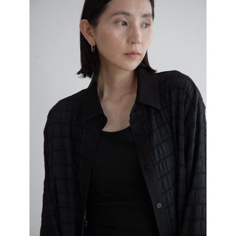 《予約販売》material sheer shirt/2colors_nb0299
