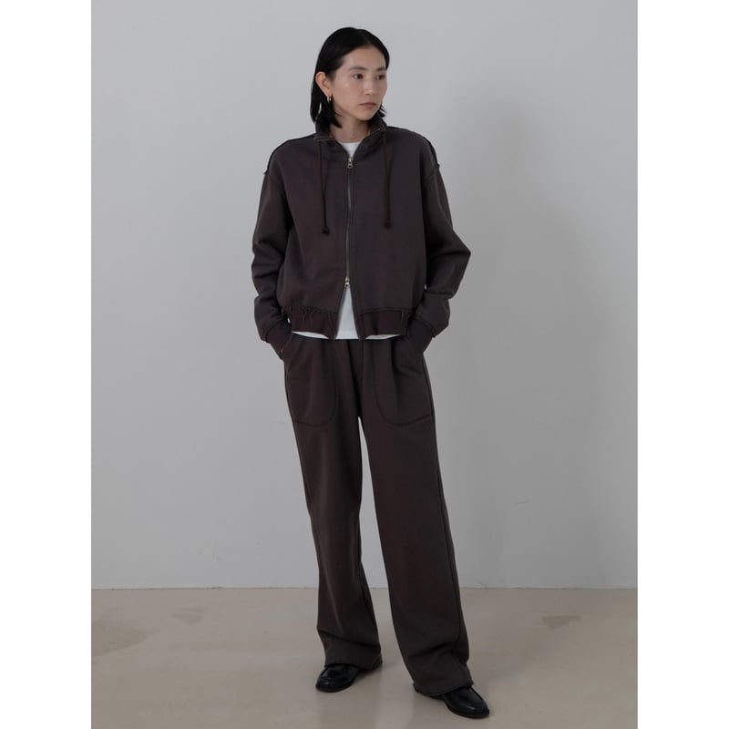 NOKCHA original】vintage like sweat zip up tops