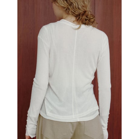 【NOKCHA original】custom sheer tops/3colors_nt2483