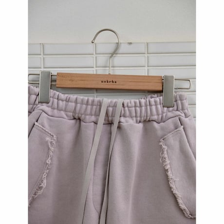 【NOKCHA original】ashed sweat harf pants/2colors_np1254