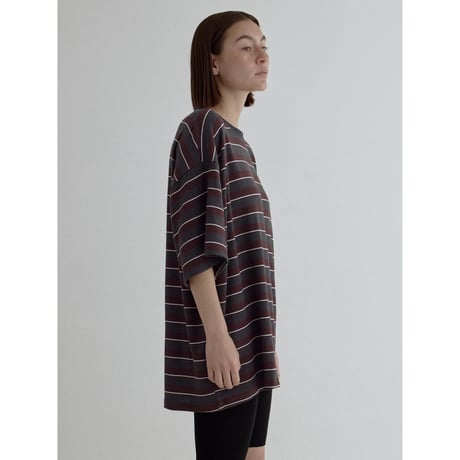 《予約販売》accent border soft over tee/2colors_nt2539