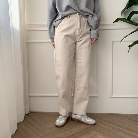 ✳︎予約販売✳︎point white jeans_np0005