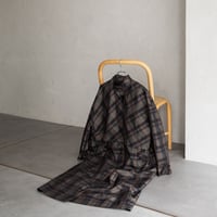 【nokcha original】quality over check coat_no0200