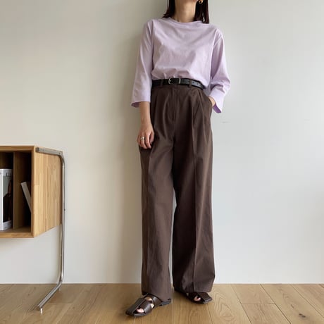 《予約販売》natural linen long pants/2colors_np0585