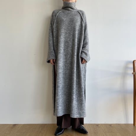 【nokcha original】raglan sleeve warm ops/gray_nd0130