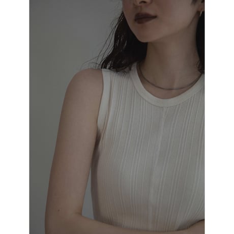 【nokcha original】natural lib tank top/2colors_nt1980