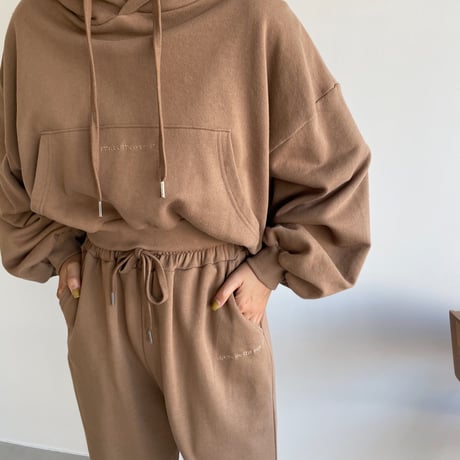 【nokcha original】“latte de the vert”hood mtm/3colors_nt1047