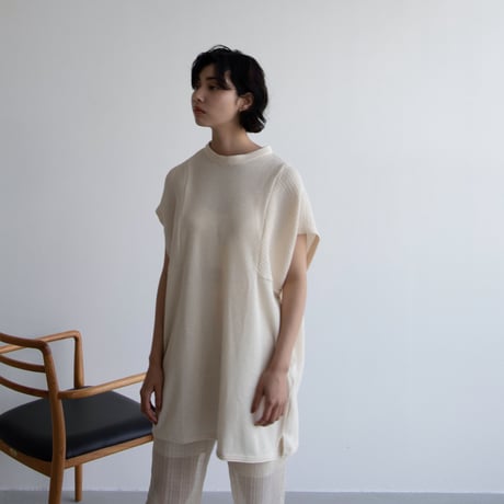 【nokcha original】2way material tops_nt1354