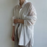 《予約販売》sheer lady shirt/2colors_nb0154