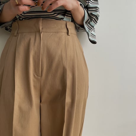 《予約販売》tuck light chino pants/2colors_np0802