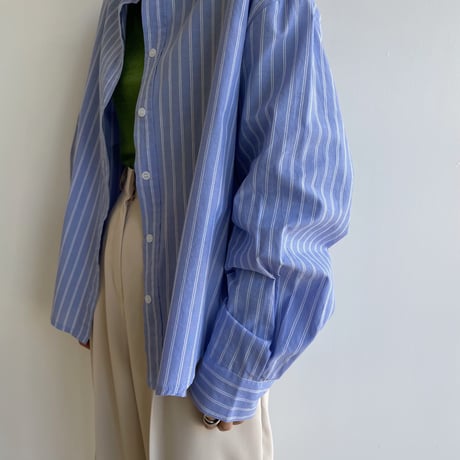 《予約販売》double stripe shirt/3colors_nb0108