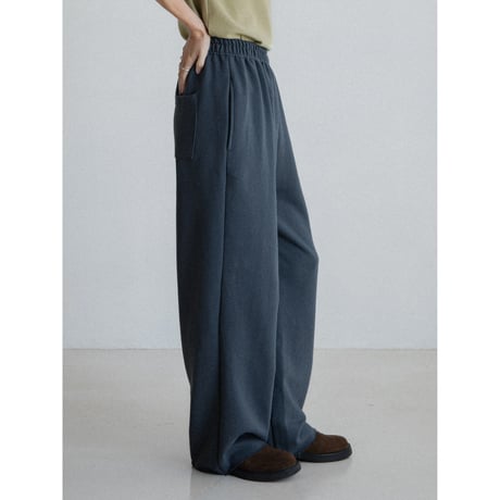 《予約販売》cut mannish sweat pants/2colors_np1147
