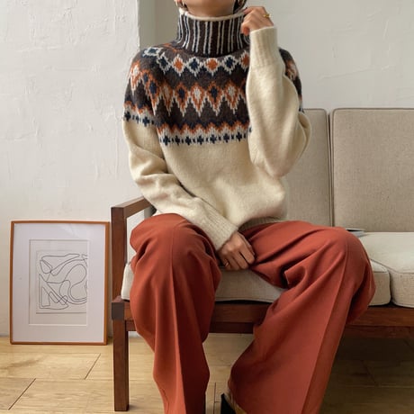winter raglan sleeve knit/2colors_nt0762