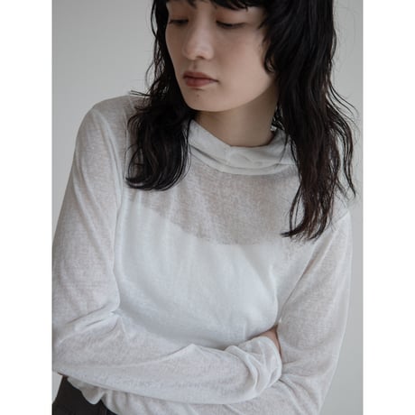 《予約販売》sheer hoodie tops/2colors_nt2256