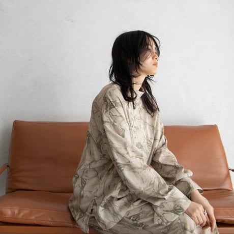 【nokcha original】marble blouse/2colors_nb0043