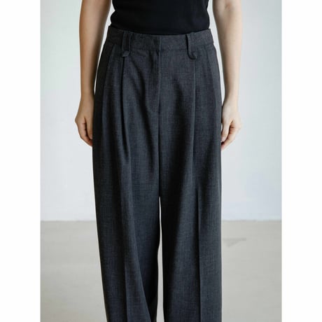 《予約販売》rich tuck wide pants/2colors_np1258