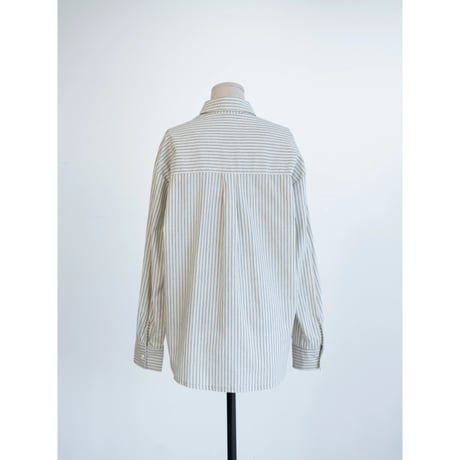 《予約販売》accent stripe shirt/2colors_nb0353