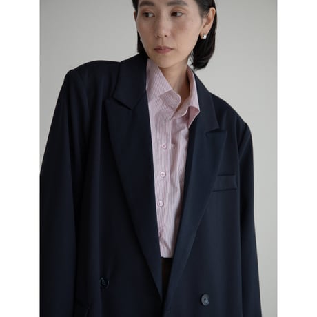 《予約販売》double breasted long coat/2colors_no0439