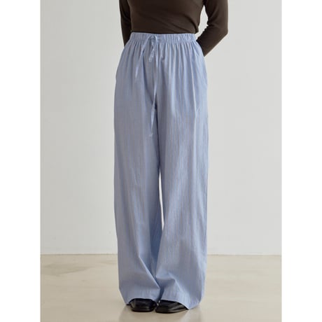 《予約販売》stripe cotton pants/2colors_np1232