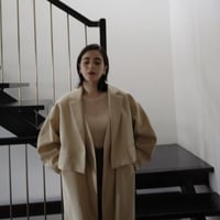 【nokcha original】2set mulch coat/butter_no0230