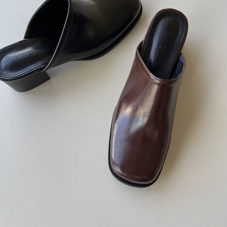 《予約販売》round mule/2colors_na0449