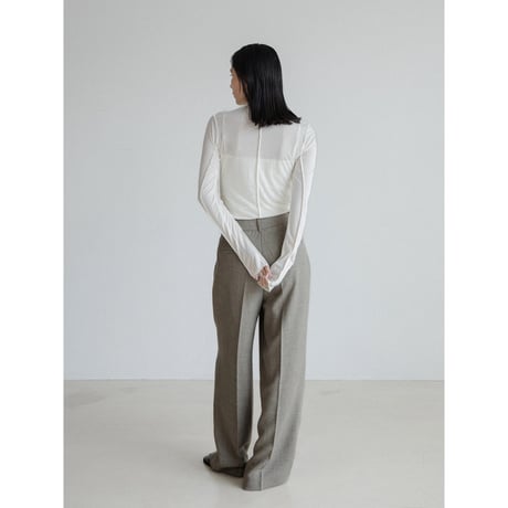 《予約販売》cover stitch sheer tops/3colors_nt2410