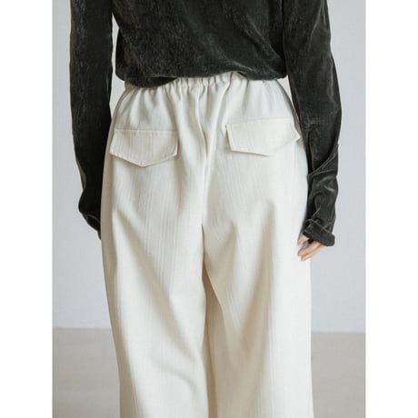 《予約販売》stripe easy material pants/2colors_np1242