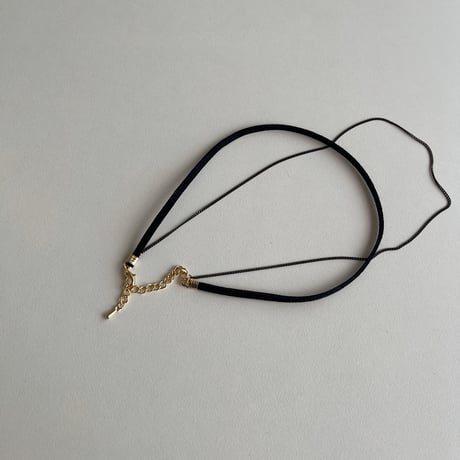 《予約販売》layered choker necklace_na0555