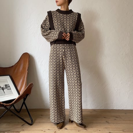 【nokcha original】vintage like minimal knit_nt0778