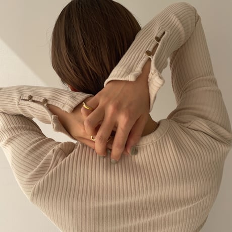 【nokcha original】bottan lady tops/2colors_nt0877