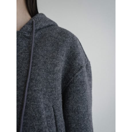 《予約販売》wool hoodie blouson/2colors_no0485