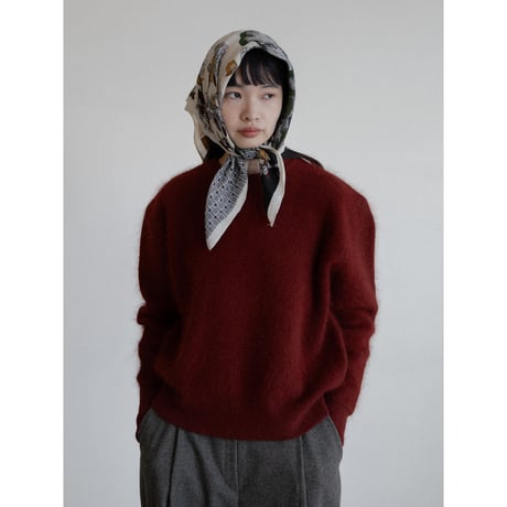 《予約販売》silhouette angora knit pullover/2colors_nt2196