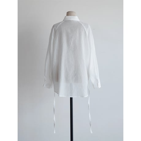 《予約販売》2way raglan sleeve sheer shirt/2colors_nb0319
