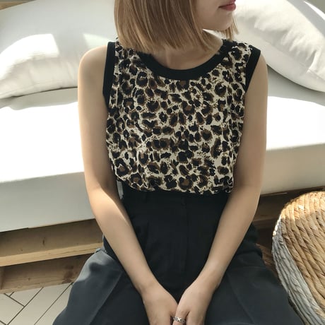 ✳︎予約販売✳︎レオパードタンクトップ/2colors