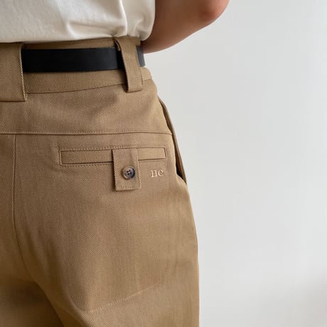 【nokcha original】“nc” chino pants/beige_np0611
