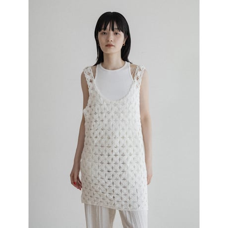 《予約販売》crochet knit midi tops/2colors_nt2329
