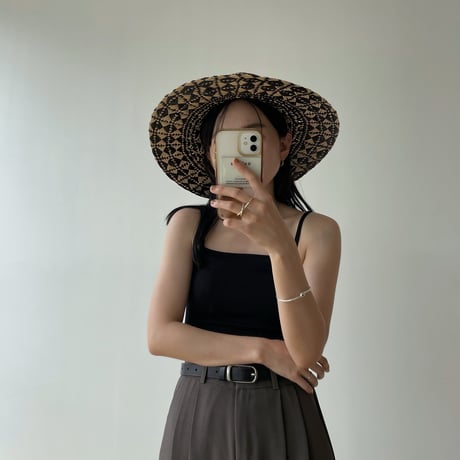 《予約販売》nuance straw hut_na0550