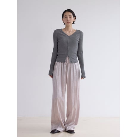 《予約販売》2way satin easy pants/2colors_np1219