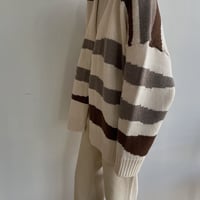 【nokcha original】ennui knit cardigan/ivory_nt1501