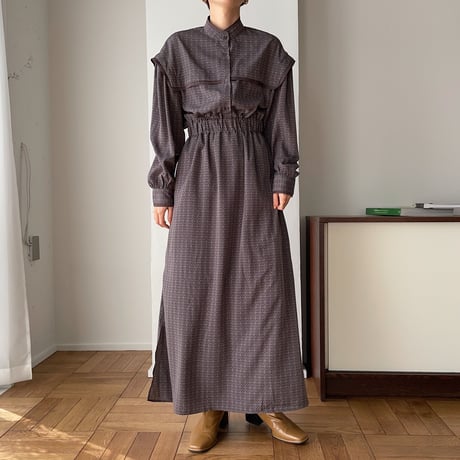 【nokcha original】geometric back open ops/purple_nd0095